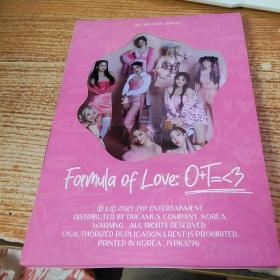 TWICE 专辑Formula of Love: O+T=<3  一张光盘