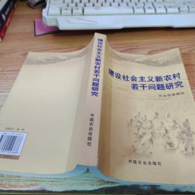 建设社会主义新农村若干问题研究