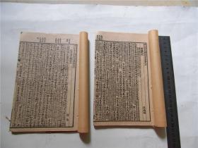古籍线装民国石印古文评注全集，存第6-7册,2册