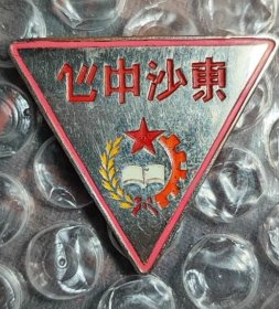 50年代 上海市 东沙中心 老徽章老证章