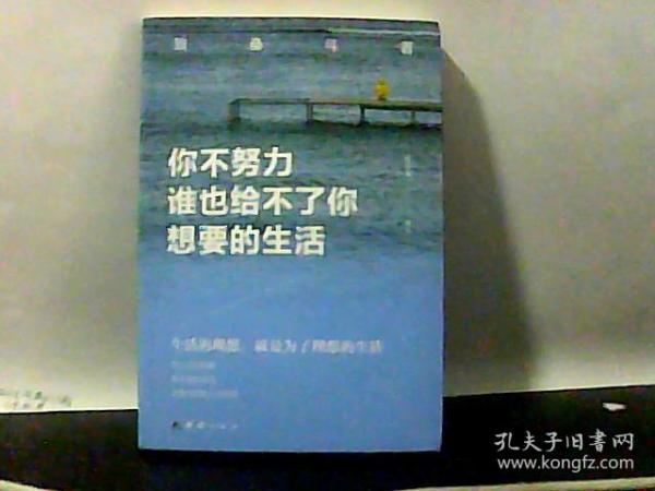 你不努力谁也给不了你想要的生活.