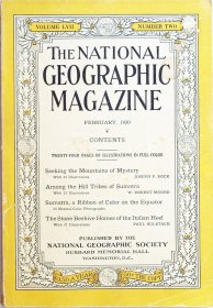 The national geographic magazine February 1930