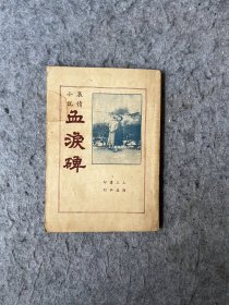 血泪碑（民国哀情小说）