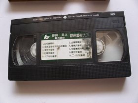 录像带：欧洲艺术大系.（德国、日本联合摄制【发货前试放，有问题不发货】