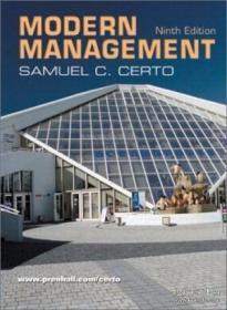 Modern Management (9th Edition) /Samuel C. Certo Prentice Ha