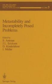 Metastability and Incompletely Posed Problems.; (The IMA Vol