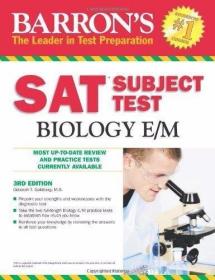 Barron's SAT Subject Test: Biology E/M, 3rd Edition