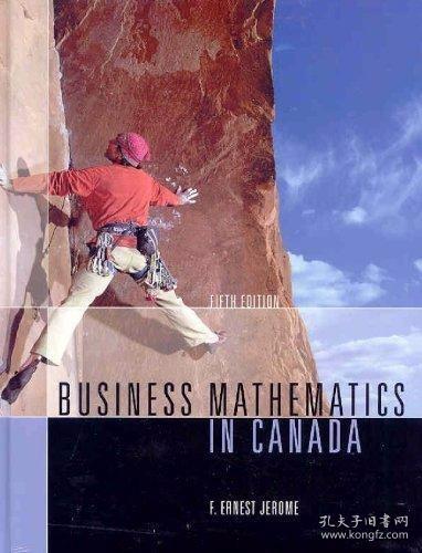 Business Mathematics in Canada /Jerome  F. Ernest McGraw-Hil