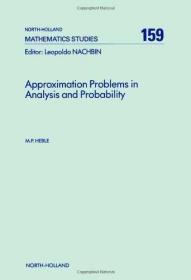 Approximation Problems in Analysis and Probability (Mathemat