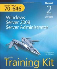 Self-Paced Training Kit (Exam 70-646) Windows Server 2008 Se