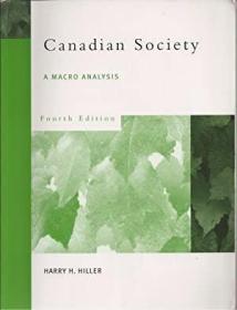 Canadian Society A MacRo Analysis /Hilller Harry  H. Pearson