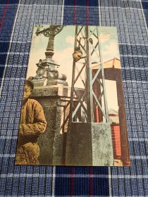 天津老明信片，1912年壬子兵变，近代史，金华桥头，彩色