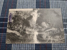 天津明信片，清末东局子法国兵营，原北洋机器局内，小运河