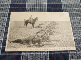 天津老明信片，1913年八国联军演习，法国兵