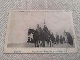 天津老明信片，1913年各国联军联合演习，各国指挥官，近代史