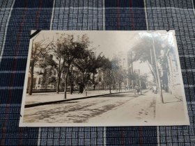 天津照片版老明信片，1920年代英租界维多利亚路戈登堂
