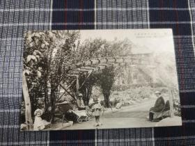 天津老明信片，民国时期法租界法国公园