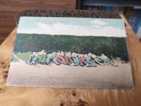 清末民初老明信片，壬子兵变？行刑现场，刑场