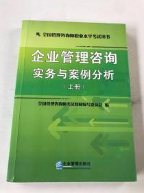 企业管理咨询实务与案例分析 上