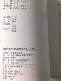 当代中青年书法家创作档案 杨明臣