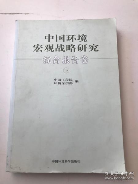 中国环境宏观战略研究.综合报告卷（下）