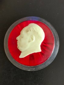 毛主席塑料像章（直径5.3厘米）7、