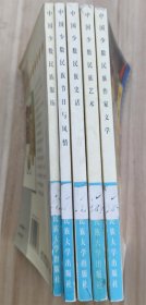 中国少数民族知识丛书：中国少数民族服饰、艺术  作家文学  史话  节日与风情  （5册合售）修订版