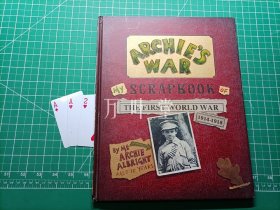 英文原版 少儿绘本故事 Archie's War:My scrap book of The first world war 1914-1918 阿奇的战争