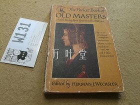 英文老版  the pocket book of old masters 口袋本西方艺术大师