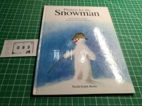 万叶堂　英文原版童书绘本  flowers for the snowman