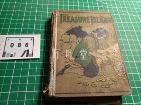 英文老版精装 treasure island