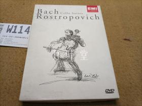 Rostropovich Bach The Cello Suites 巴哈 无伴奏大提琴组曲 2DVD
