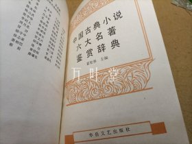 中国古典小说六大名著鉴赏辞典