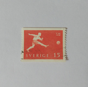 瑞典信销票 1958年 第6届世界杯 主办国瑞典