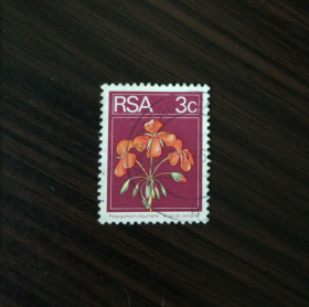 南非信销邮票 1974年 植物 花卉 小型票