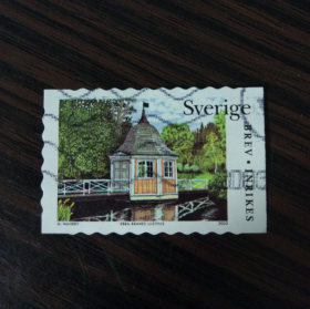 瑞典信销邮票 2003年 夏季问候 夏日的别墅 浪漫 邂逅 雕刻
