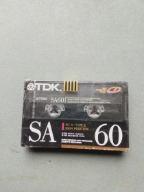 空白磁带：TDK SA60（全新未拆封）