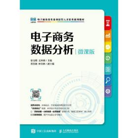 电子商务数据分析 微课版、