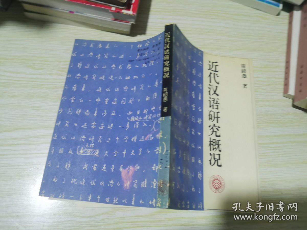 近代汉语研究概况——北京大学中国语言文学教材系列