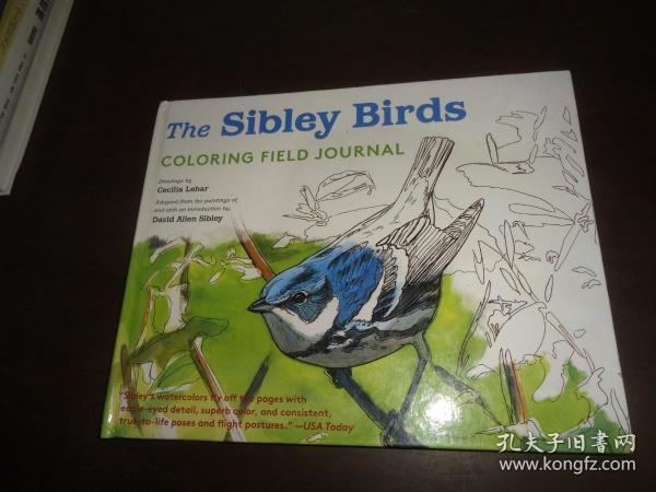 The Sibley Birds Coloring Field Journal 精装