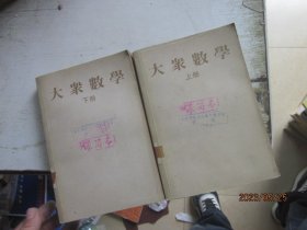 大众数学上下2册合售