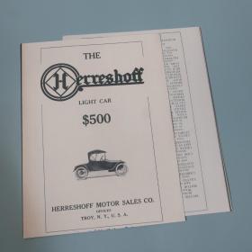 图片交通史料：早期汽车公司资料：1910-1932。英文。复制品23