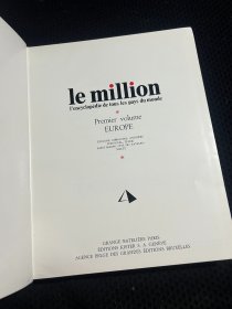 le million I’encyclopédie de tous les pays du monde