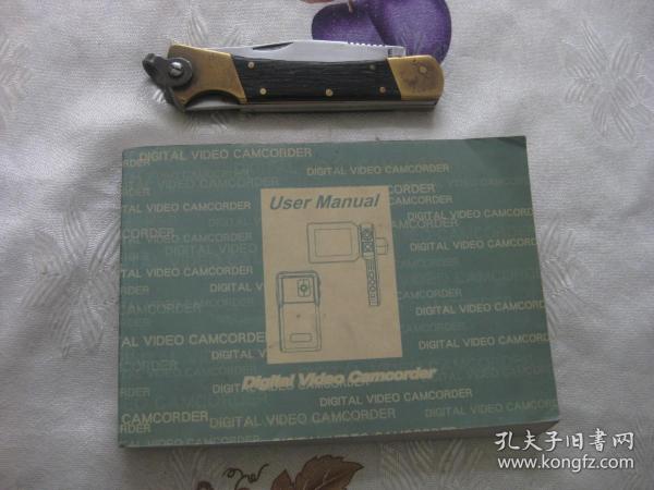 user manual digital video camcorder （数码摄像机用户手册，英、德、法、西班牙、日、韩、中等多种文字）