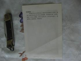 年画缩样散页：百花赠剑