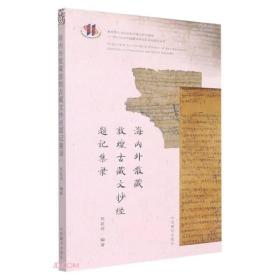 海内外散藏敦煌古藏文抄经题记集录（汉文、藏文）