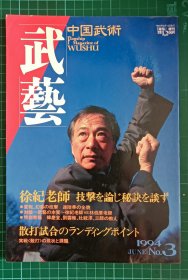 杂志《武艺》1994年6月1日增刊 JUNE No.3 日本语 日文（三皇炮锤 镖局 源流谱拳谱资料 练法及要领 少林武术 武当山 内家拳 外家拳 武术 散打 拳法 劈挂 八极拳 散打 南拳 通背拳 螳螂拳 戳脚 八卦掌 形意拳 拳击 跆拳道 咏春拳 陈氏杨氏太极拳 拳术武功武术研究会协会）