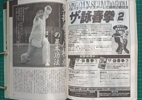 杂志《武艺》1994年6月1日增刊 JUNE No.3 日本语 日文（三皇炮锤 镖局 源流谱拳谱资料 练法及要领 少林武术 武当山 内家拳 外家拳 武术 散打 拳法 劈挂 八极拳 散打 南拳 通背拳 螳螂拳 戳脚 八卦掌 形意拳 拳击 跆拳道 咏春拳 陈氏杨氏太极拳 拳术武功武术研究会协会）