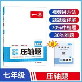 一本 初中数学压轴题 7年级、