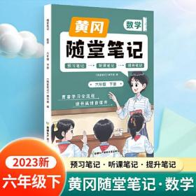 黄冈随堂笔记 数学 6年级 下册 RJ